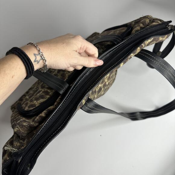 Ricardo Beverly Hills Bag Large 19” Carry On Tapestry Weekend Leopard Travel Y2K - Picture 13 of 16
